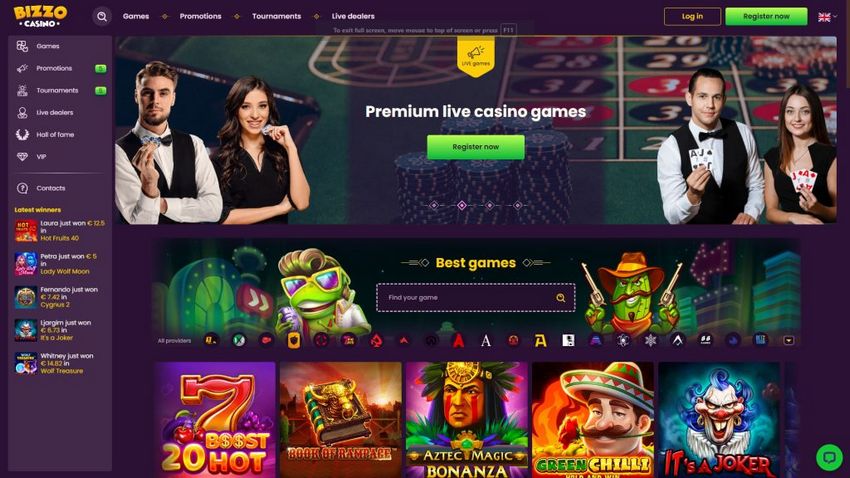 Bizzo Gambling Establishment Gamings Review: Ports, Live Dealer, and Table Gamings